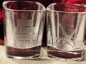 Hair Ranch shot glass