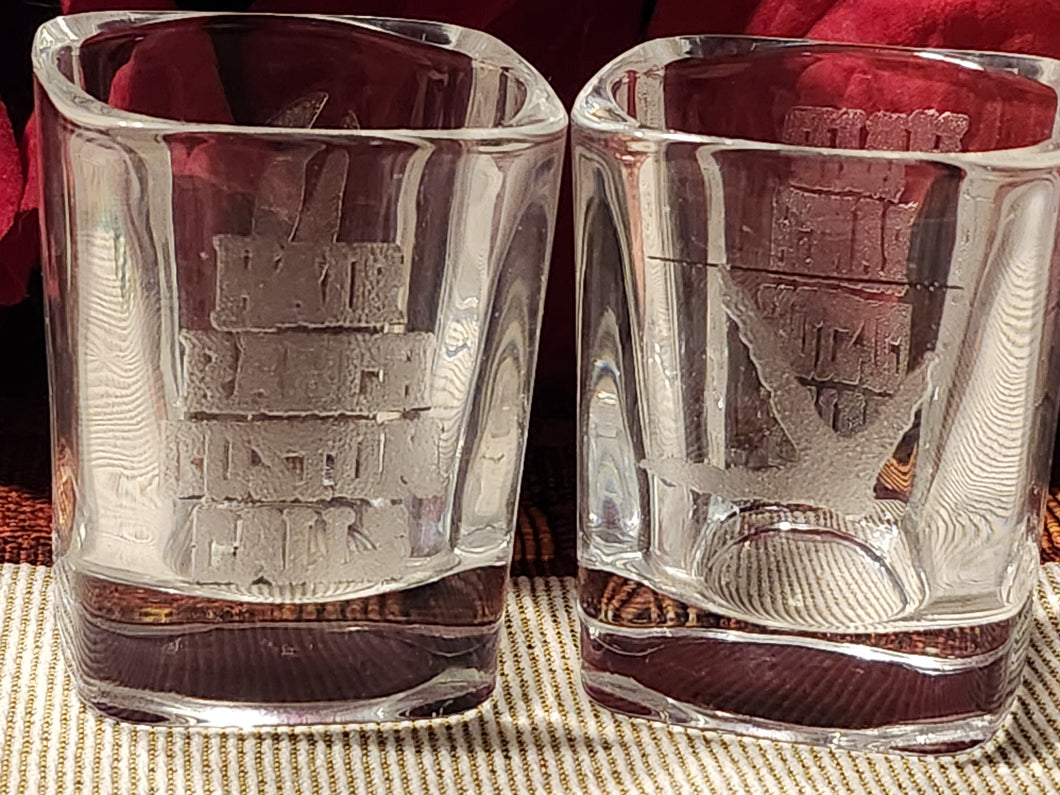 Hair Ranch shot glass